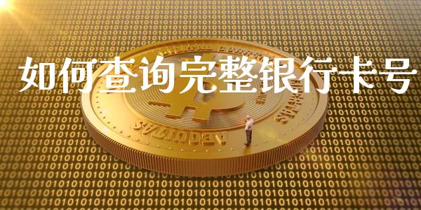 如何查询完整银行卡号_https://wap.lxcailiao.com_财务管理_第1张