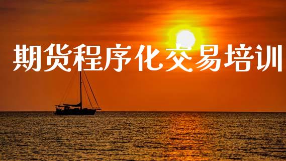 期货程序化交易培训_https://wap.lxcailiao.com_融资担保_第1张