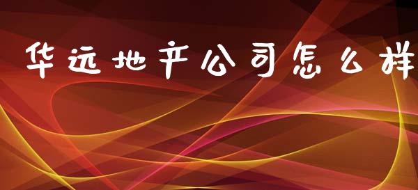 华远地产公司怎么样_https://wap.lxcailiao.com_股权投资_第1张