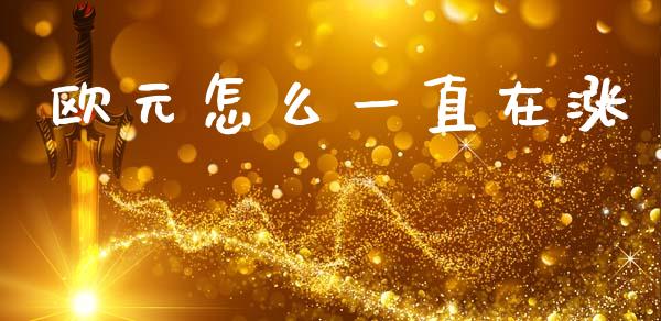 欧元怎么一直在涨_https://wap.lxcailiao.com_融资担保_第1张