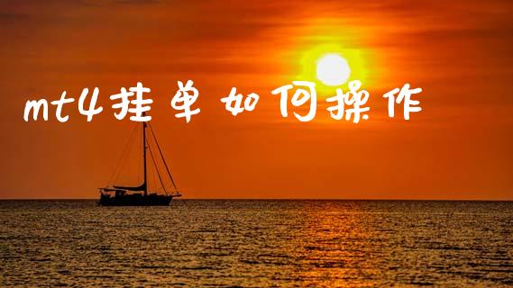 mt4挂单如何操作_https://wap.lxcailiao.com_金融监管_第1张