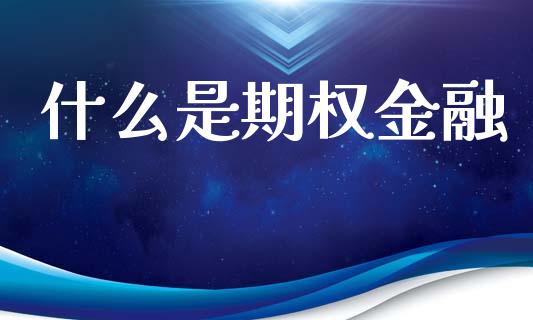 什么是期权金融_https://wap.lxcailiao.com_股权投资_第1张
