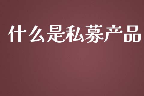 什么是私募产品_https://wap.lxcailiao.com_财务管理_第1张