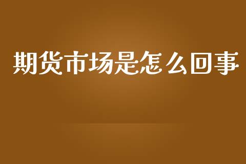 期货市场是怎么回事_https://wap.lxcailiao.com_金融监管_第1张