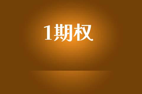 1期权_https://wap.lxcailiao.com_金融监管_第1张