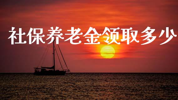 社保养老金领取多少_https://wap.lxcailiao.com_融资担保_第1张