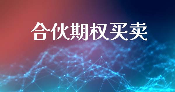 合伙期权买卖_https://wap.lxcailiao.com_财务管理_第1张