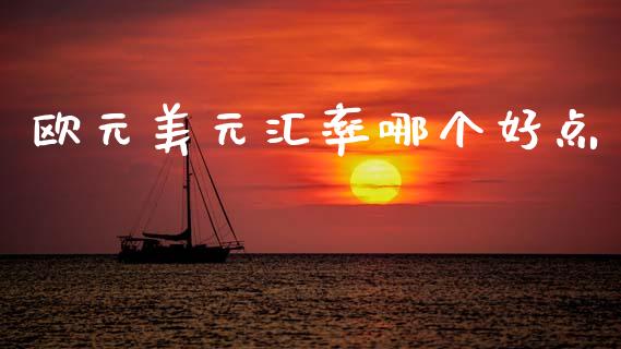 欧元美元汇率哪个好点_https://wap.lxcailiao.com_股权投资_第1张
