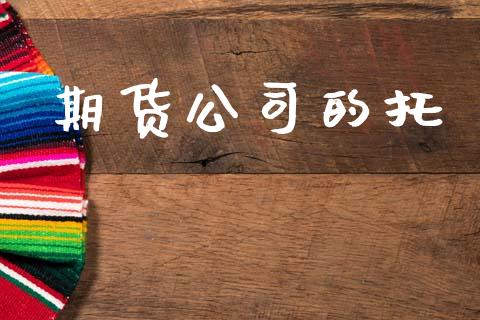 期货公司的托_https://wap.lxcailiao.com_财务管理_第1张
