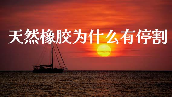 天然橡胶为什么有停割_https://wap.lxcailiao.com_融资担保_第1张