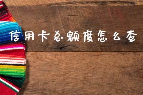 信用卡总额度怎么查_https://wap.lxcailiao.com_融资担保_第1张