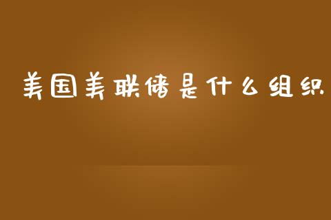 美国美联储是什么组织_https://wap.lxcailiao.com_金融监管_第1张