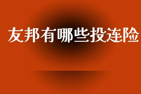 友邦有哪些投连险_https://wap.lxcailiao.com_股权投资_第1张