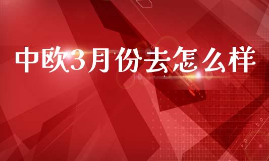 中欧3月份去怎么样_https://wap.lxcailiao.com_股权投资_第1张