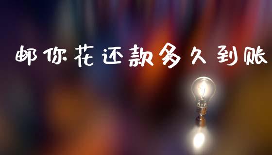 邮你花还款多久到账_https://wap.lxcailiao.com_金融监管_第1张
