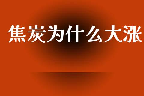 焦炭为什么大涨_https://wap.lxcailiao.com_金融监管_第1张