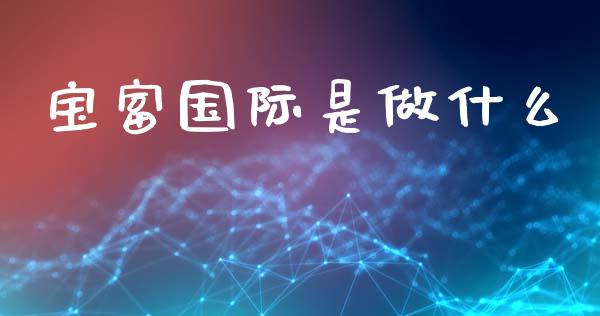 宝富国际是做什么_https://wap.lxcailiao.com_金融监管_第1张