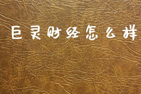 巨灵财经怎么样_https://wap.lxcailiao.com_融资担保_第1张