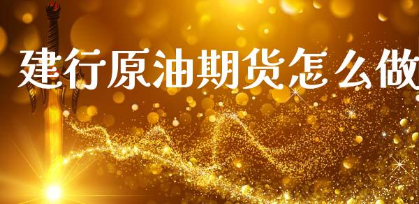 建行原油期货怎么做_https://wap.lxcailiao.com_股权投资_第1张