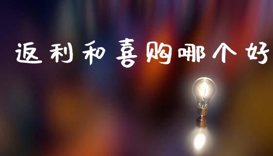 返利和喜购哪个好_https://wap.lxcailiao.com_融资担保_第1张