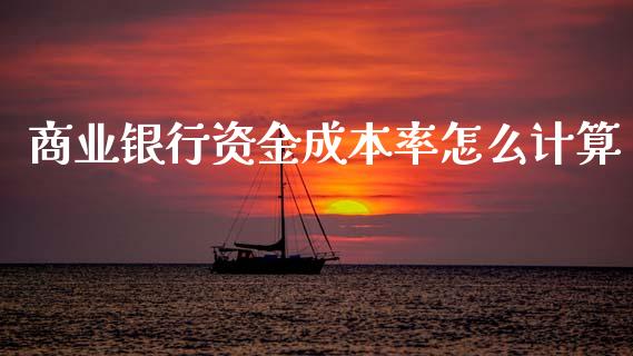 商业银行资金成本率怎么计算_https://wap.lxcailiao.com_财务管理_第1张