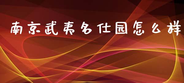 南京武夷名仕园怎么样_https://wap.lxcailiao.com_股权投资_第1张