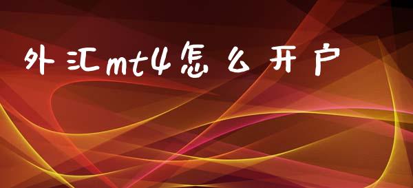 外汇mt4怎么开户_https://wap.lxcailiao.com_股权投资_第1张