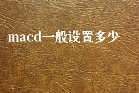 macd一般设置多少_https://wap.lxcailiao.com_融资担保_第1张