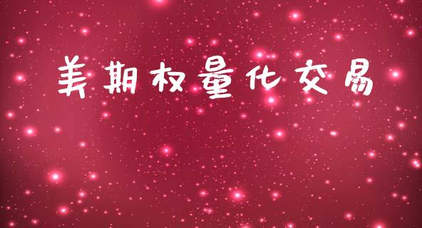 美期权量化交易_https://wap.lxcailiao.com_财务管理_第1张