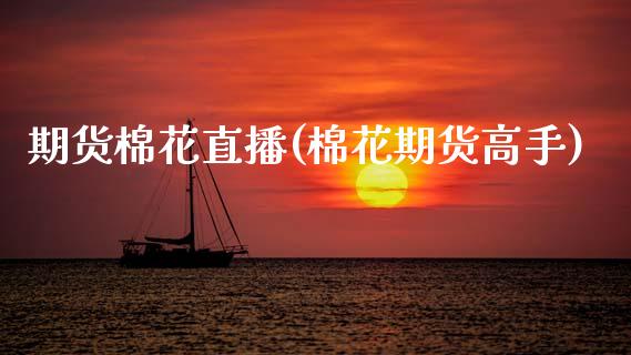 期货棉花直播(棉花期货高手)_https://wap.lxcailiao.com_股权投资_第1张