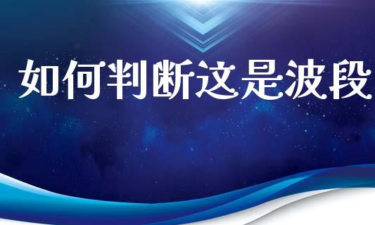 如何判断这是波段_https://wap.lxcailiao.com_金融监管_第1张