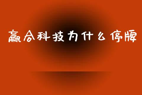 赢合科技为什么停牌_https://wap.lxcailiao.com_金融监管_第1张
