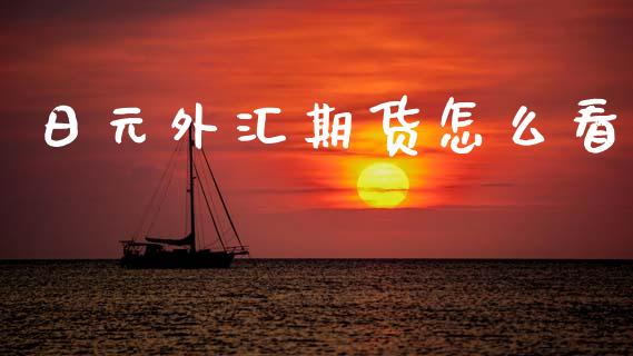 日元外汇期货怎么看_https://wap.lxcailiao.com_融资担保_第1张