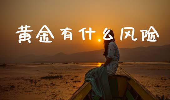 黄金有什么风险_https://wap.lxcailiao.com_融资担保_第1张