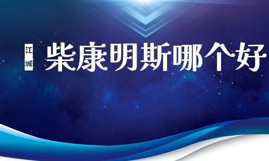 潍柴康明斯哪个好_https://wap.lxcailiao.com_财务管理_第1张