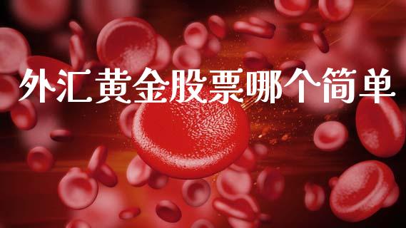 外汇黄金股票哪个简单_https://wap.lxcailiao.com_股权投资_第1张