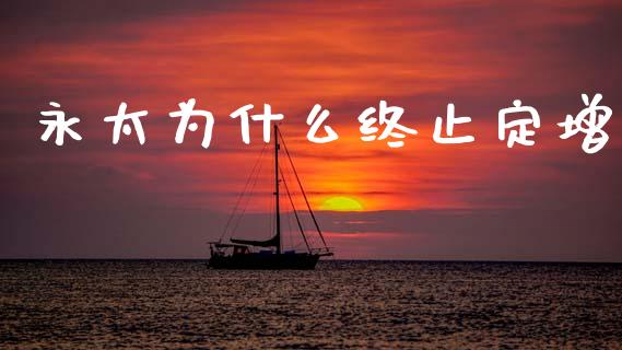 永太为什么终止定增_https://wap.lxcailiao.com_财务管理_第1张