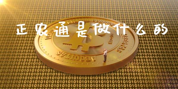 正农通是做什么的_https://wap.lxcailiao.com_金融监管_第1张