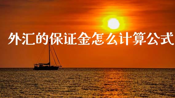 外汇的保证金怎么计算公式_https://wap.lxcailiao.com_融资担保_第1张