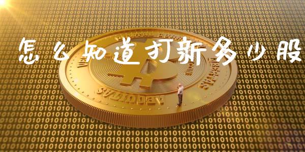 怎么知道打新多少股_https://wap.lxcailiao.com_金融监管_第1张