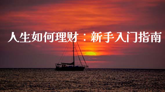 人生如何理财:新手入门指南_财务管理_第1张_金融监管_融资担保_财务管理_股权投资 人生如何理财:新手入门指南_https://wap.lxcailiao.com_财务管理_第1张