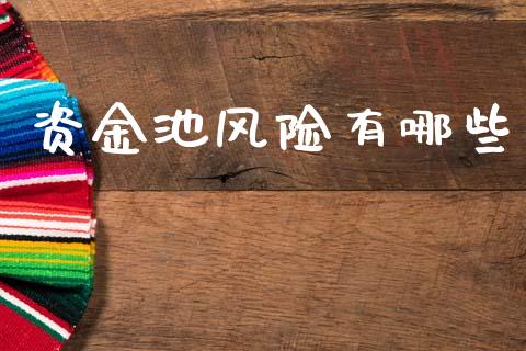资金池风险有哪些_https://wap.lxcailiao.com_财务管理_第1张