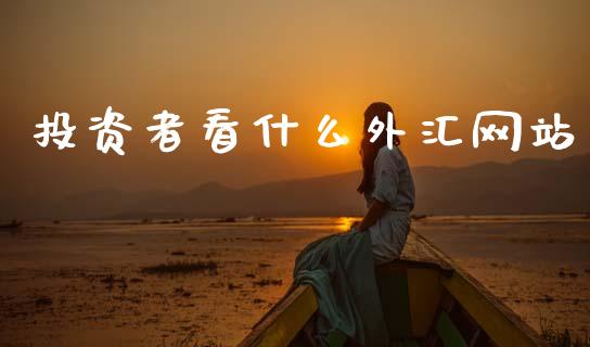 投资者看什么外汇网站_https://wap.lxcailiao.com_融资担保_第1张