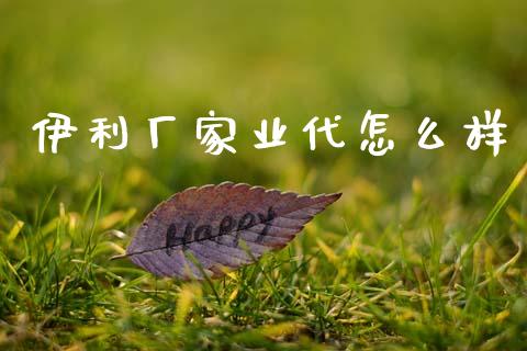 伊利厂家业代怎么样_https://wap.lxcailiao.com_股权投资_第1张