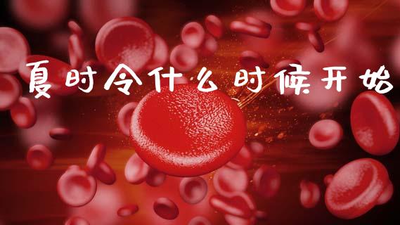 夏时令什么时候开始_https://wap.lxcailiao.com_融资担保_第1张