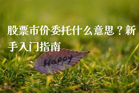 股票市价委托什么意思？新手入门指南_https://wap.lxcailiao.com_融资担保_第1张