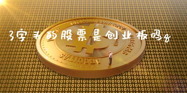 3字头的股票是创业板吗q_https://wap.lxcailiao.com_股权投资_第1张