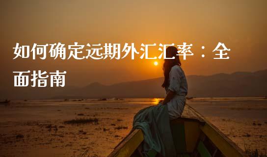 如何确定远期外汇汇率：全面指南_https://wap.lxcailiao.com_金融监管_第1张