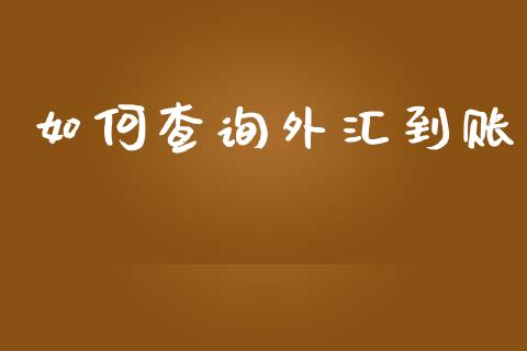 如何查询外汇到账_https://wap.lxcailiao.com_股权投资_第1张