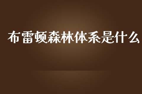 布雷顿森林体系是什么_https://wap.lxcailiao.com_金融监管_第1张